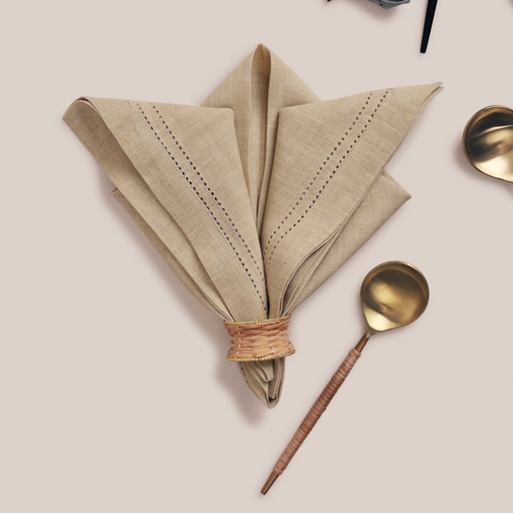 Off White Lino Dinner Napkin | Table Linen