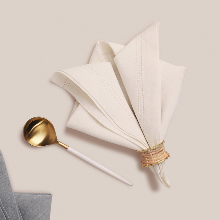Off White Lino Dinner Napkin | Table Linen