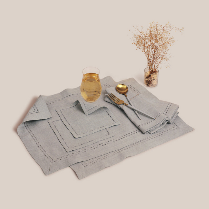 Grey Lino Placemat | Table Linen