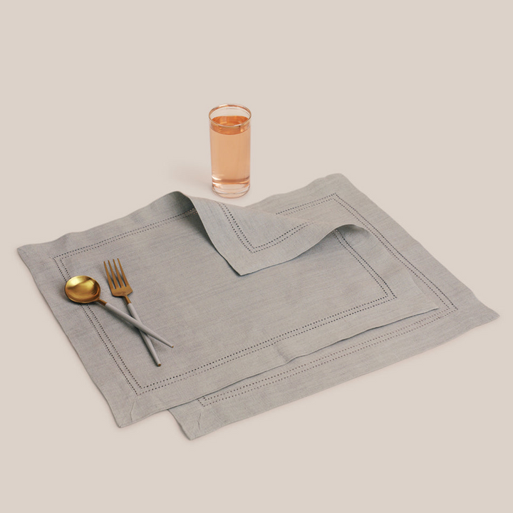 Grey Lino Placemat | Table Linen