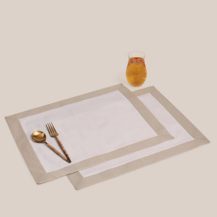 Sand Organdi Placemat | Table Linen