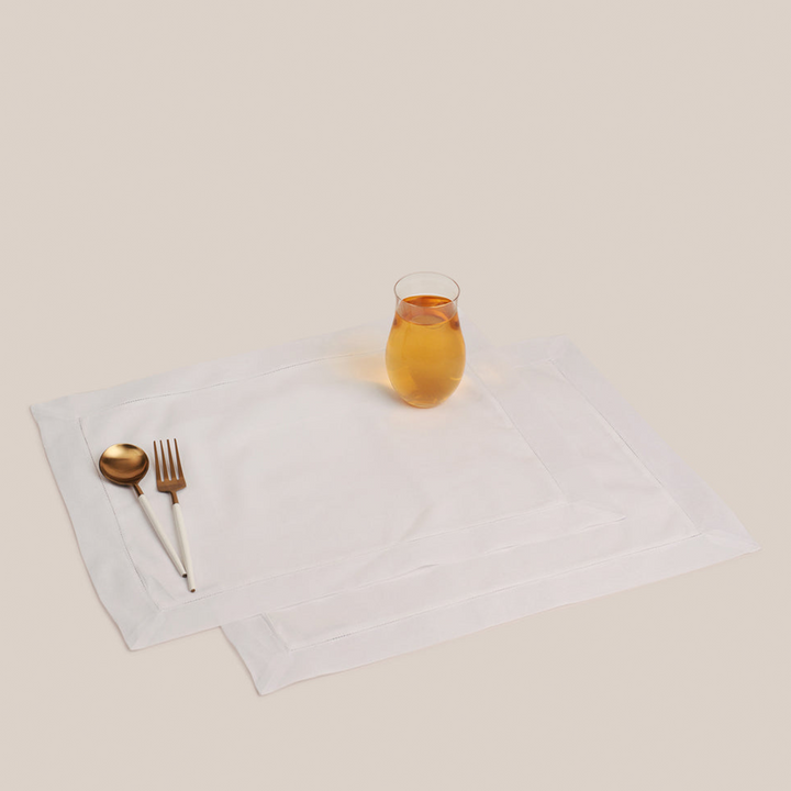 White Organdi Placemat | Table Linen