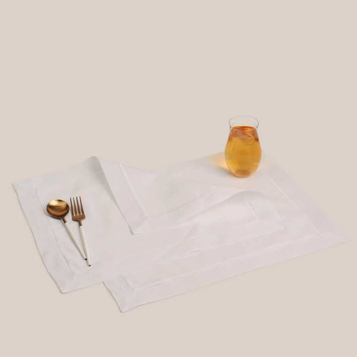 White Organdi Placemat | Table Linen