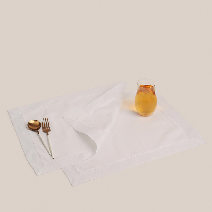 White Organdi Placemat | Table Linen