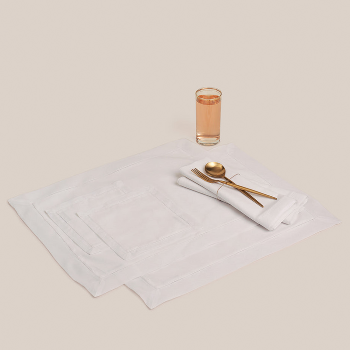 White Organdi Placemat | Table Linen