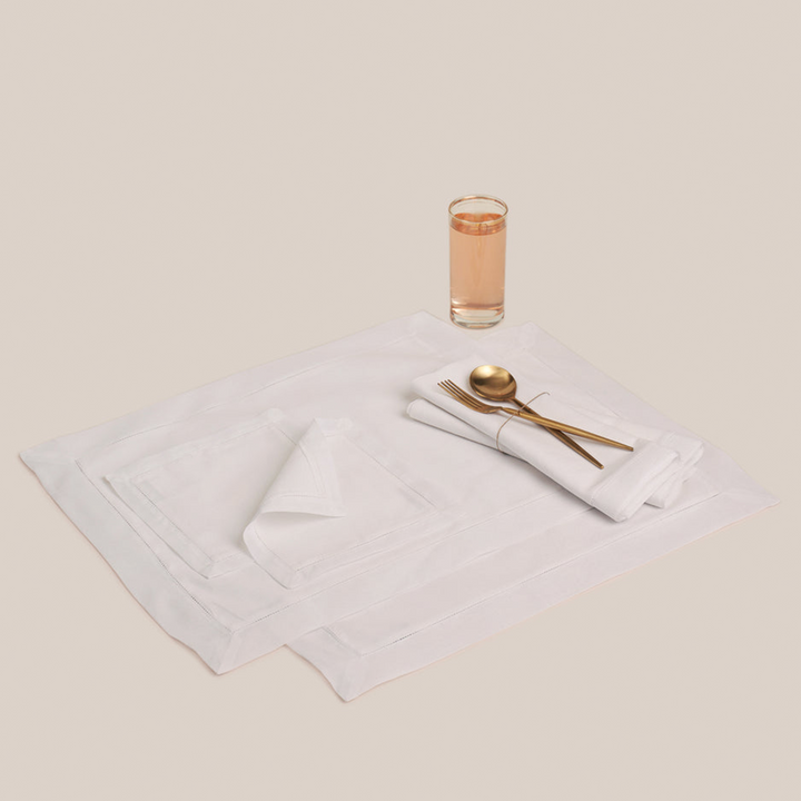 White Organdi Placemat | Table Linen