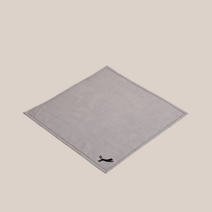 Grey Africana Dinner Napkin | Table Linen