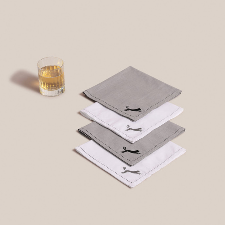 Grey Africana Dinner Napkin | Table Linen
