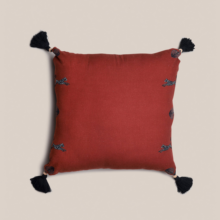 Pardus Cushion Cover - Rust | Decor Accents