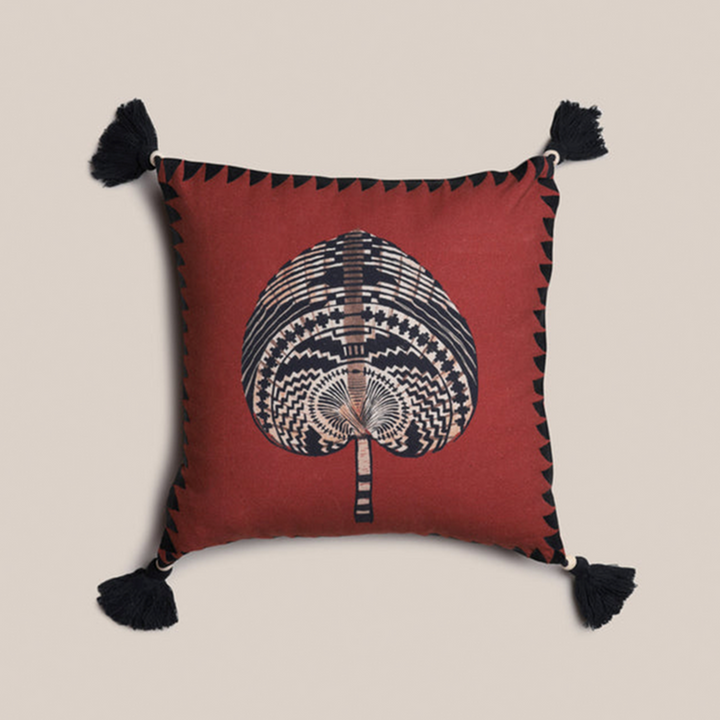 Shabiki Cushion Cover - Rust | Decor Accents