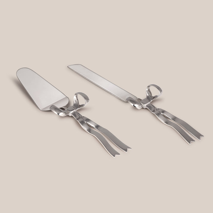 Bow Cake Knife & Server (Set of 2)