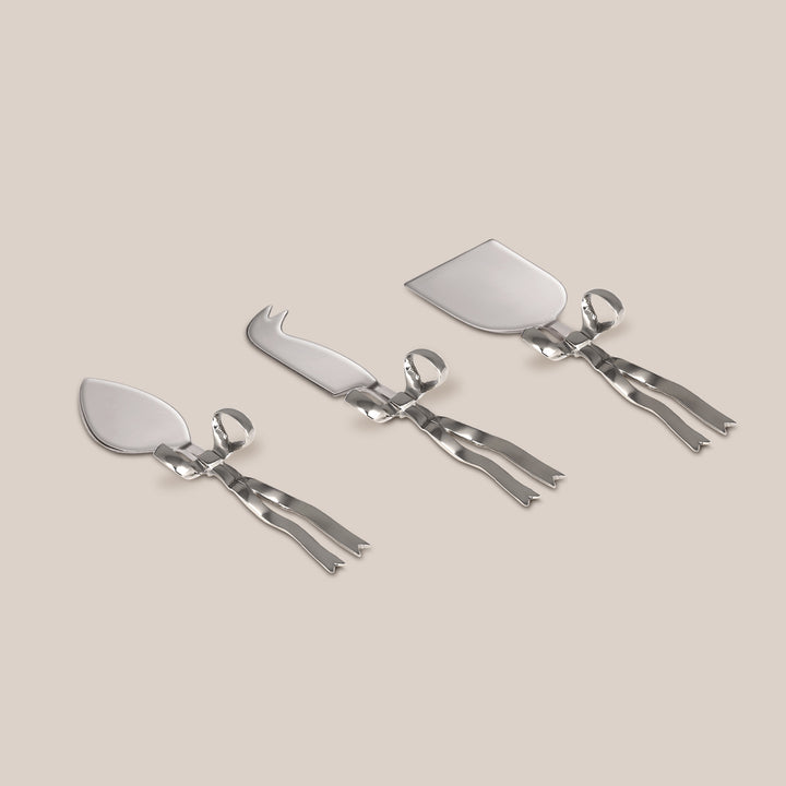 Bow Cheese Knives (Set of 3)