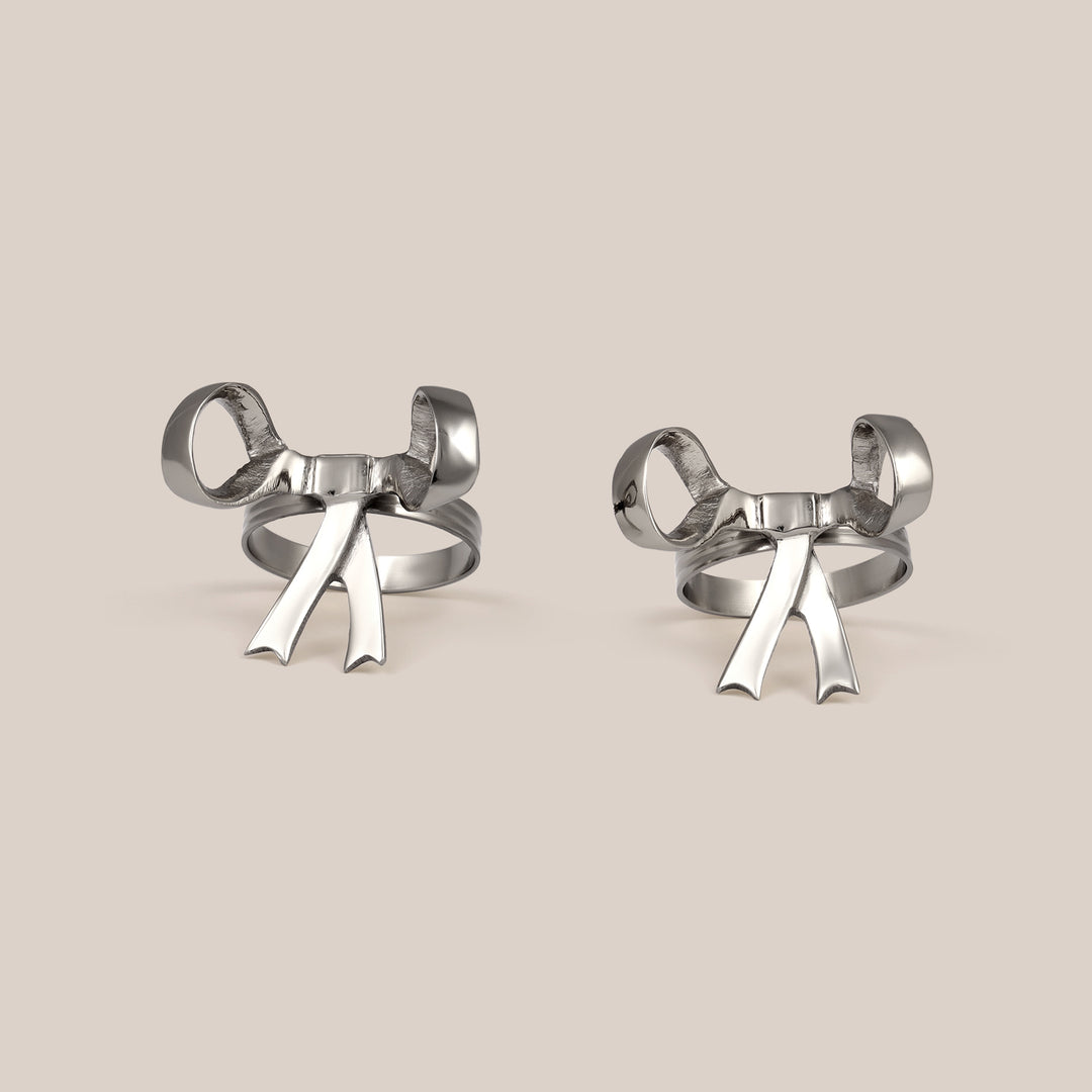 Bow Napkin Rings (Set of 2)