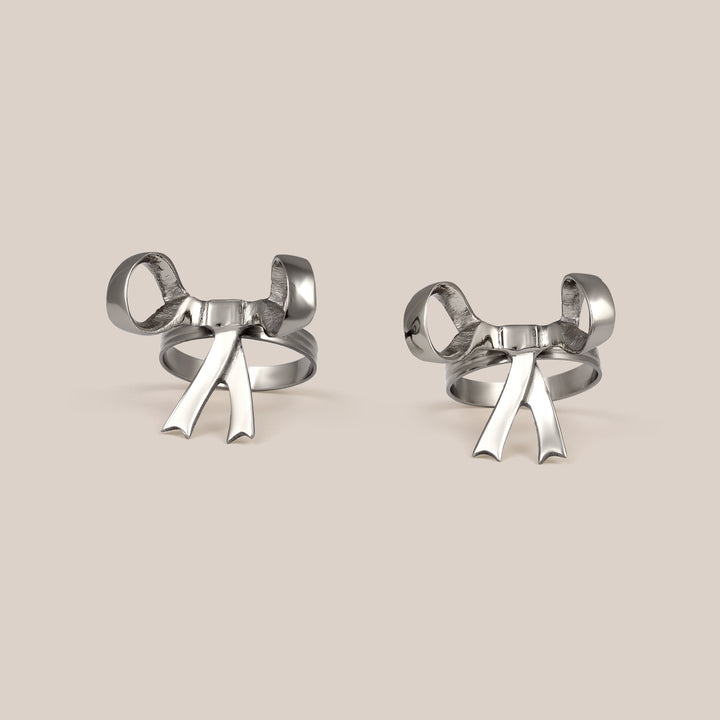 Bow Napkin Rings (Set of 2)