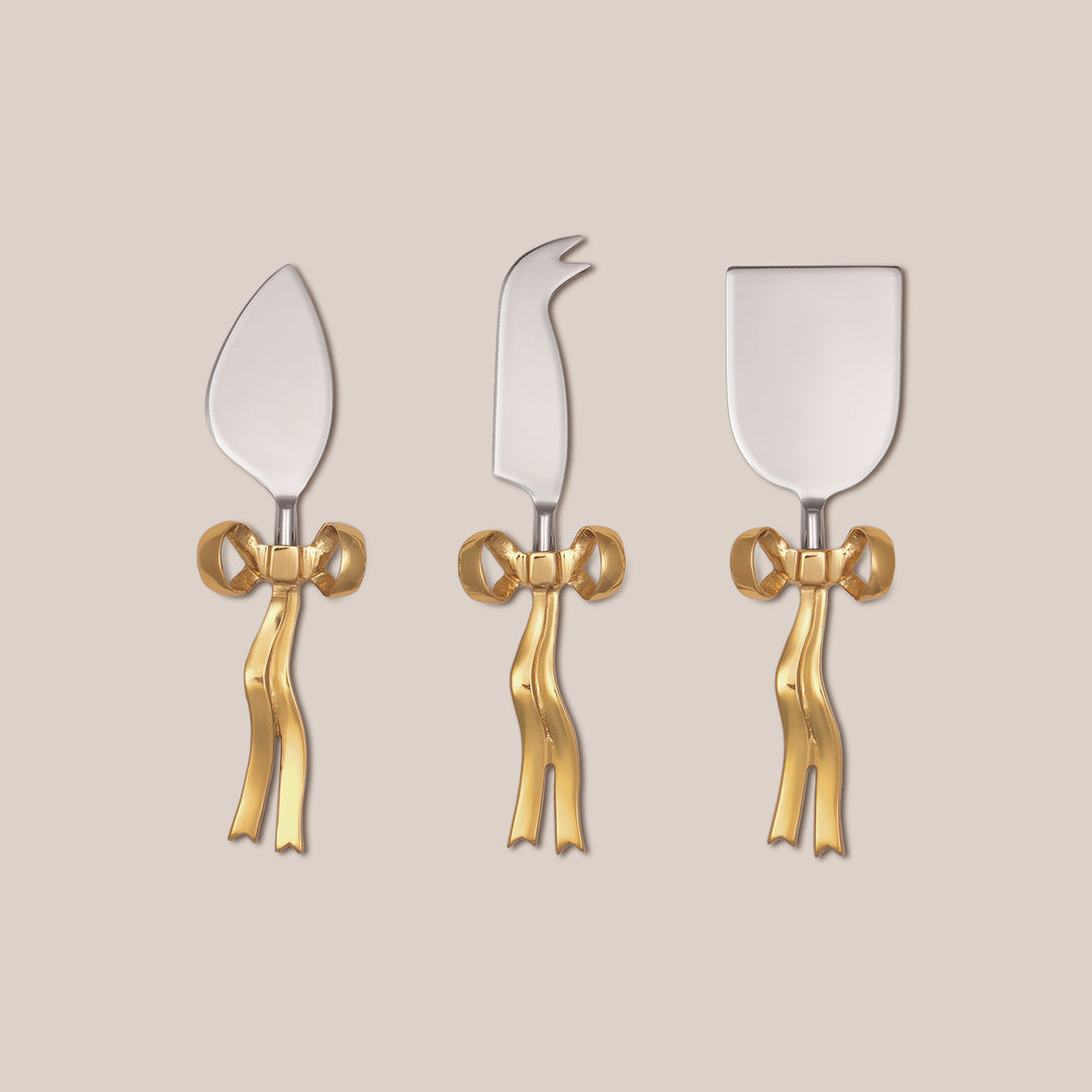 Bow Cheese Knives (Set of 3)