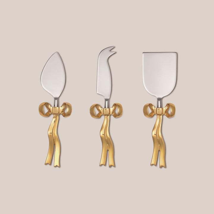 Bow Cheese Knives (Set of 3)