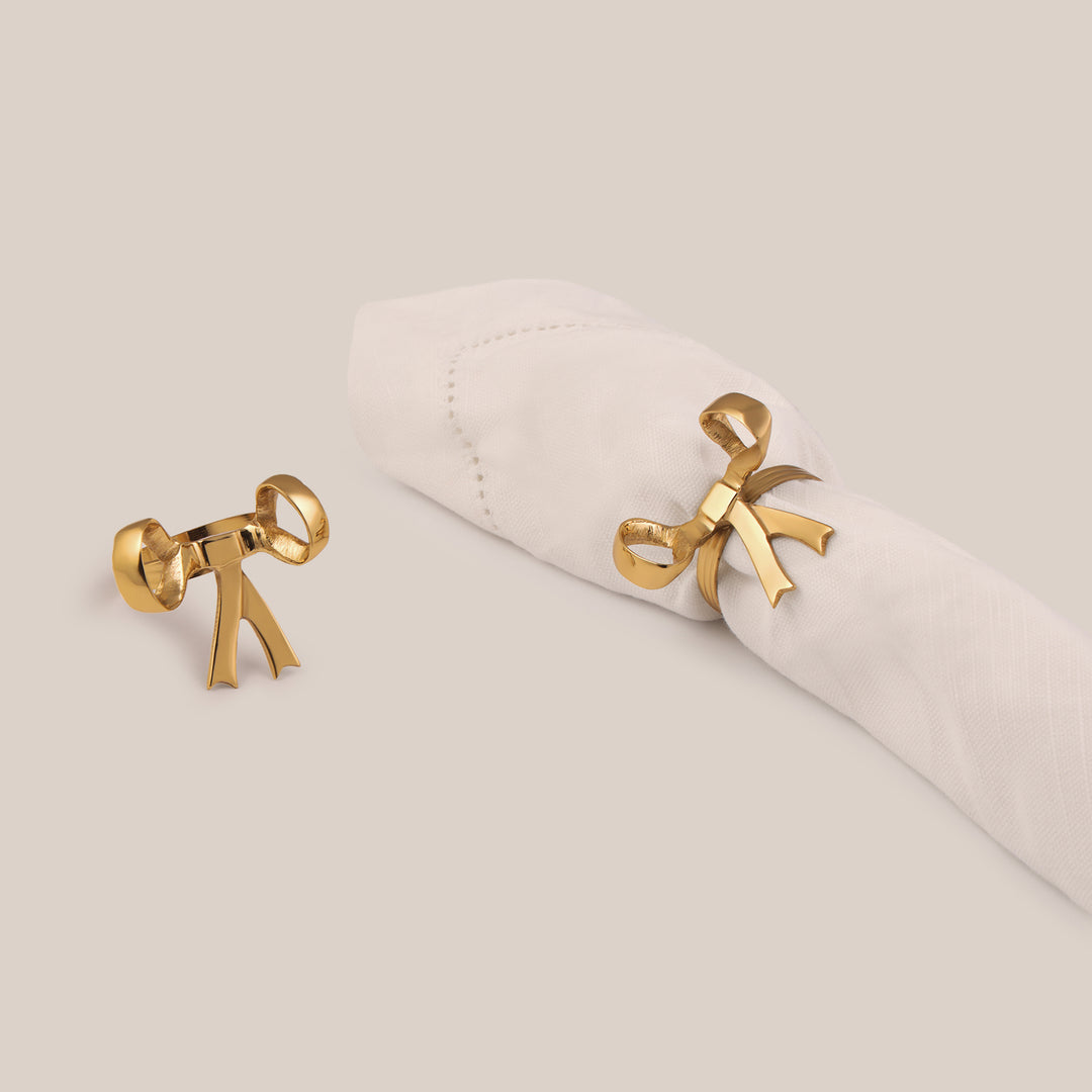 Bow Napkin Rings (Set of 2)