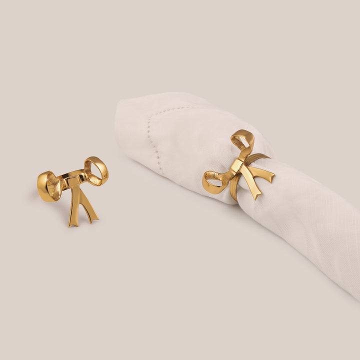 Bow Napkin Rings (Set of 2)