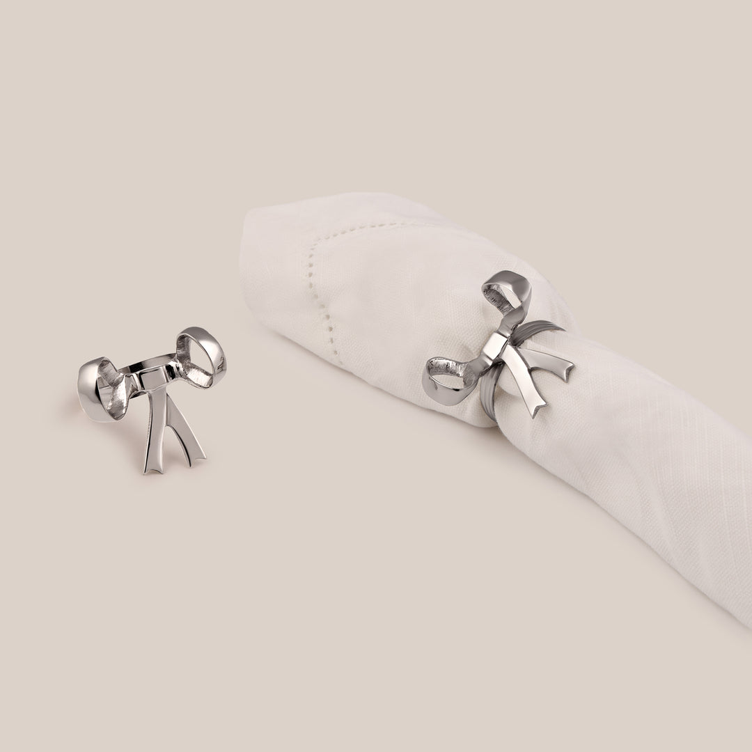 Bow Napkin Rings (Set of 2)