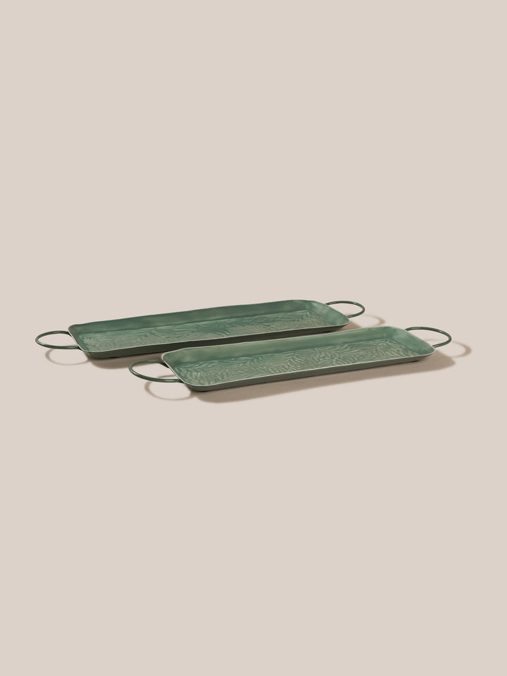 Deep Sea Platter - Green | Tableware | 54*15.5*2 CM