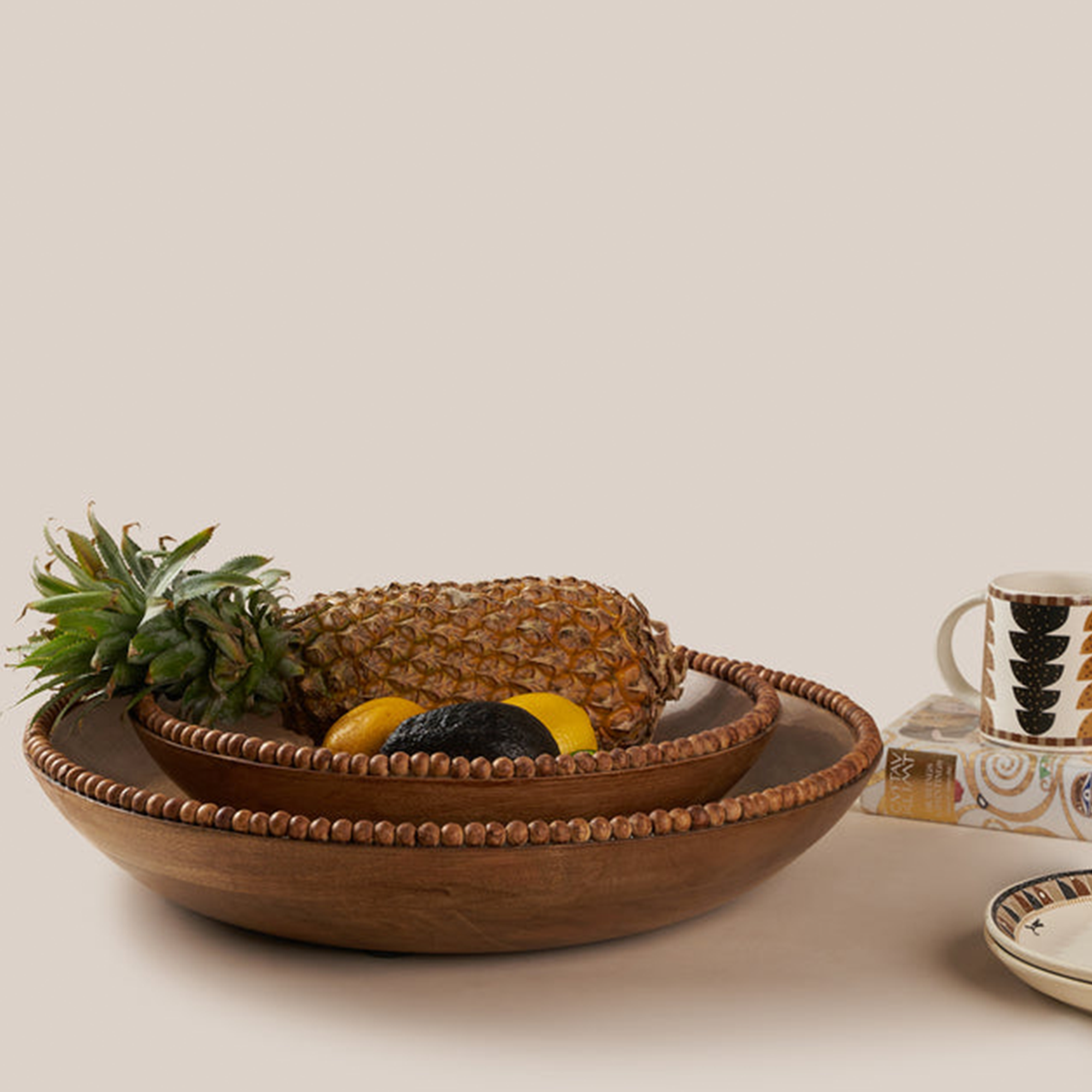 Perola Decor Bowl- Natural | 35*8 CM