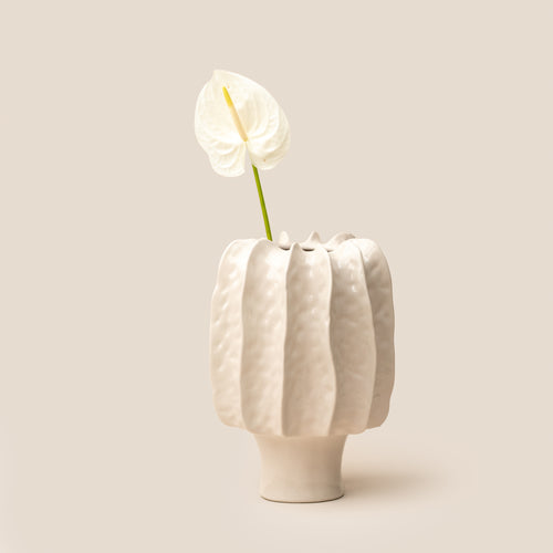 Ivory Gaia Vase | Decor Accents
