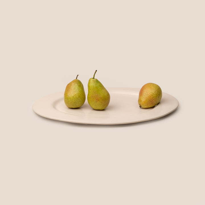Ivory Gaia Oval Tray | Tableware