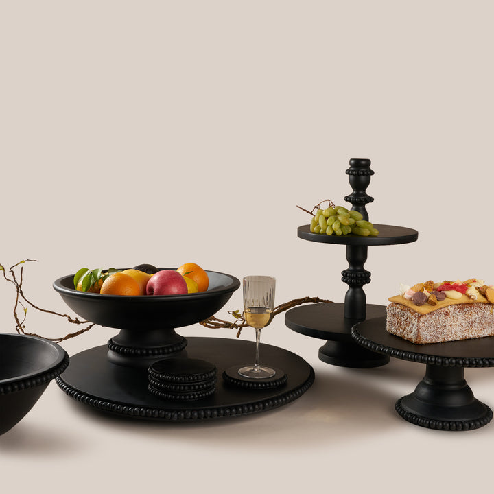 Perola Lazy Susan - Black