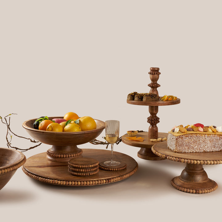 Perola Lazy Susan- Natural