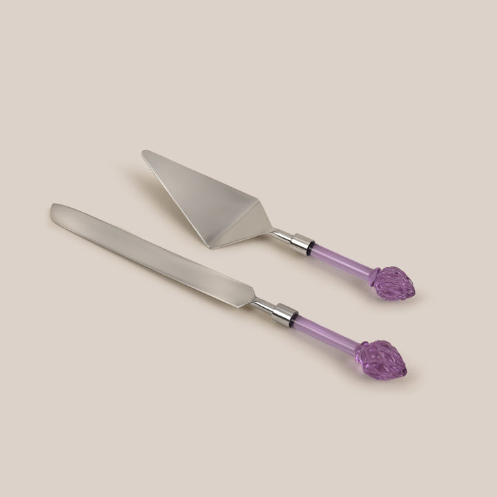 Artichoke Cake Knife (Green) | Tableware