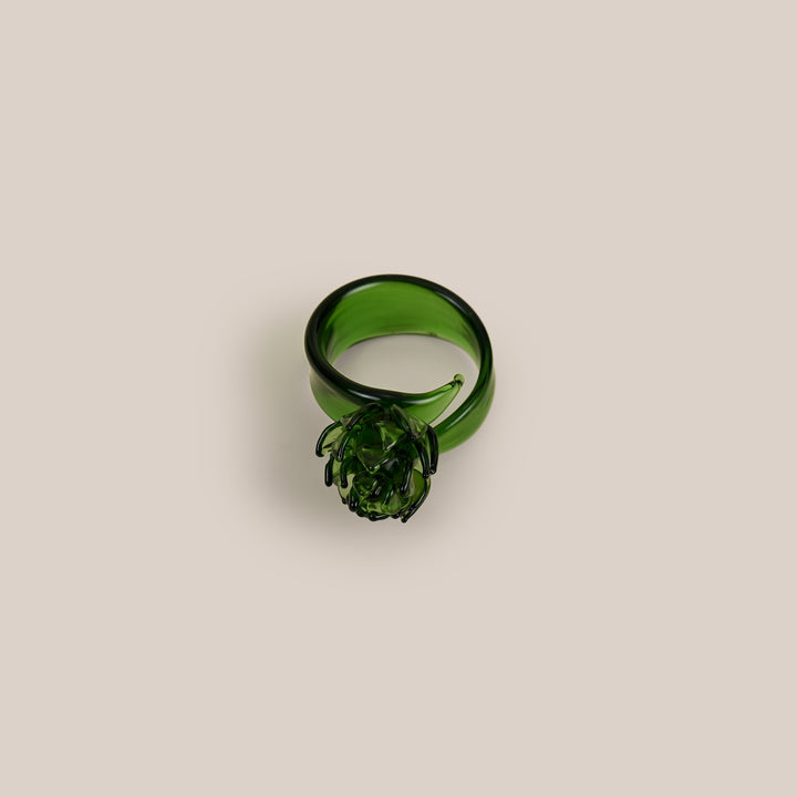 Artichoke Napkin Rings (Green) | Tableware