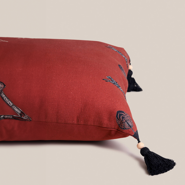 Pardus Cushion Cover - Rust | Decor Accents