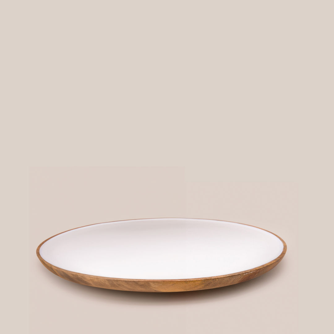 Madera Lazy Susan - White