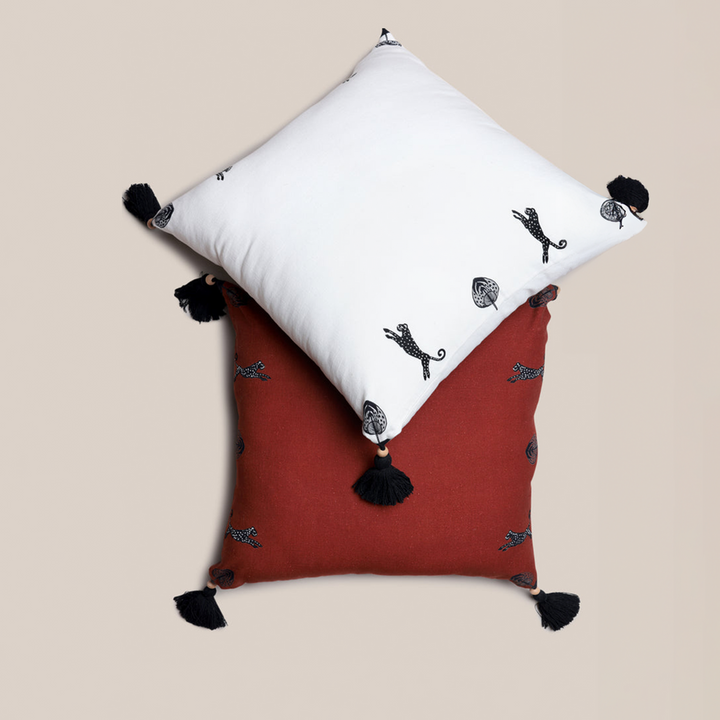 Pardus Cushion Cover - White | Decor Accents