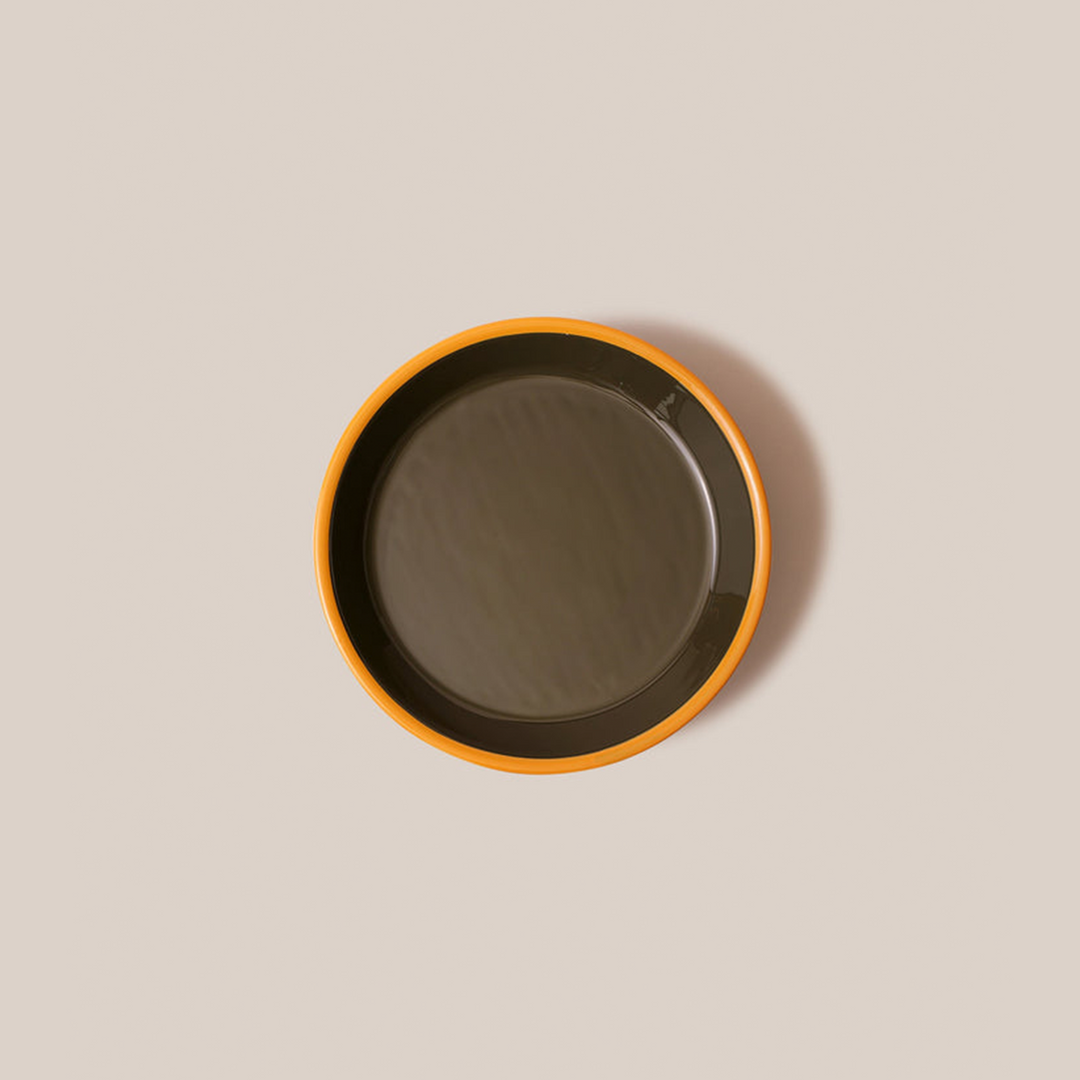 Amari Pedestal Platter Olive Green - S | Tableware