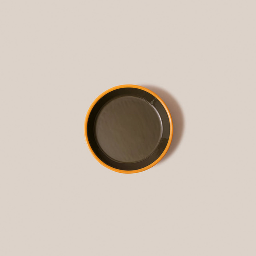 Amari Pedestal Platter Olive Green - S | Tableware