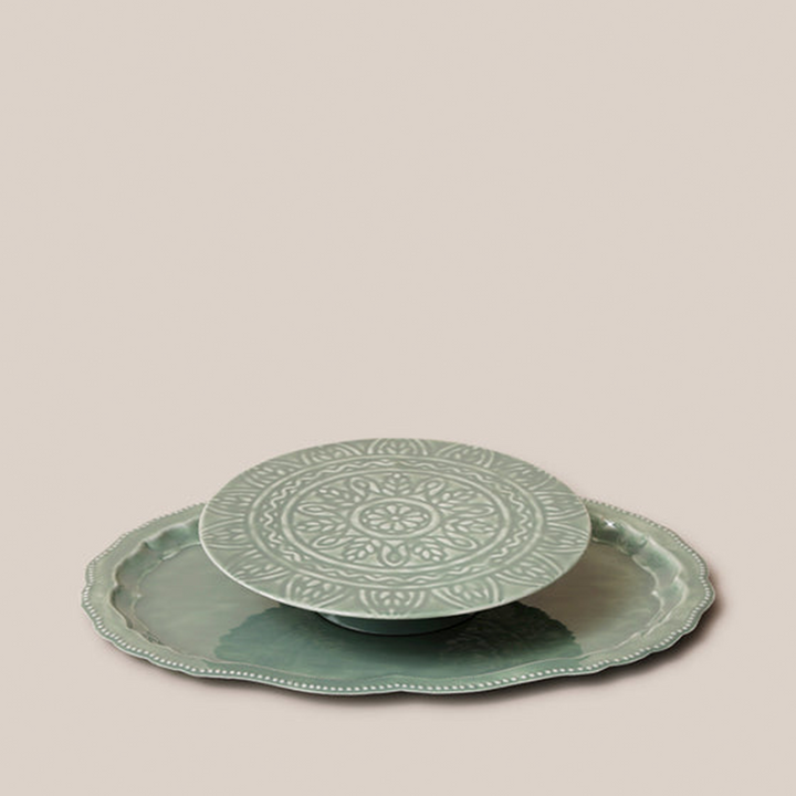 Deep Sea Cake Stand - Sea Green | Tableware