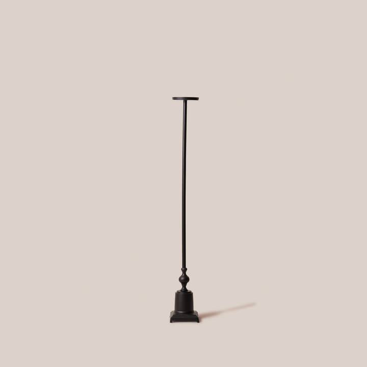 Dawn Floor Candle Holder - Black