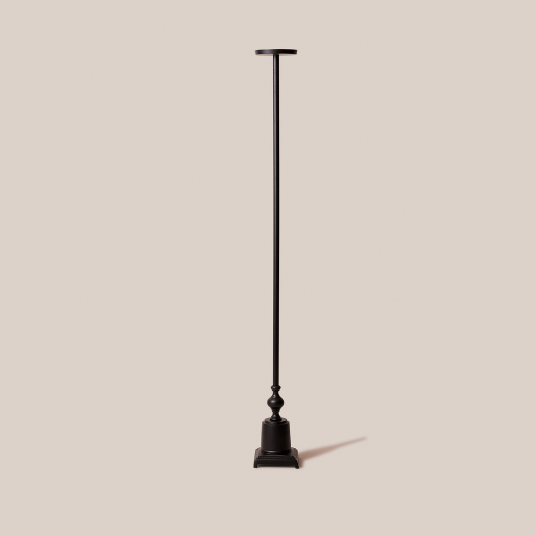 Dawn Floor Candle Holder - Black