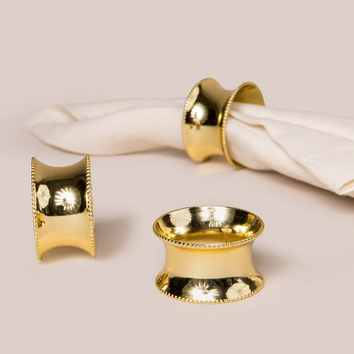 Gold Grazia Napkin Ring | Tableware