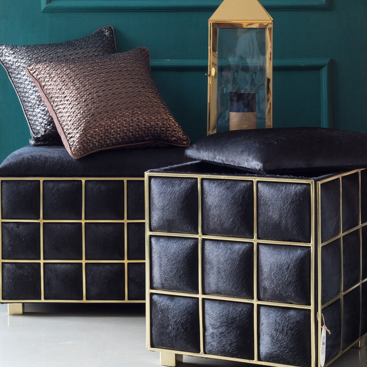Rubik Hairon Pouf | Furniture