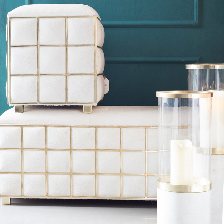 White Rubik Bench | Furniture
