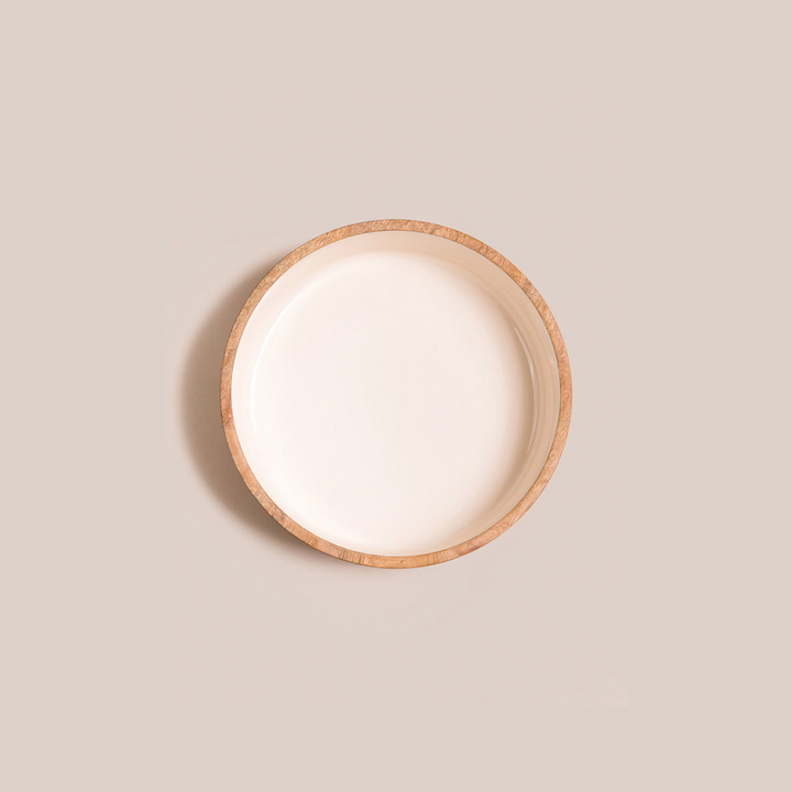 Madera Half Bowl - White