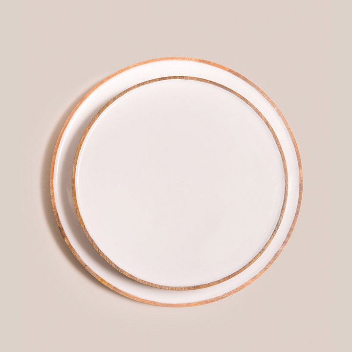 Madera Lazy Susan - White