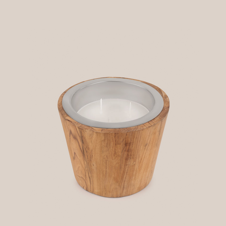 Teak Wood - Bucket Candle | Soywax Candles