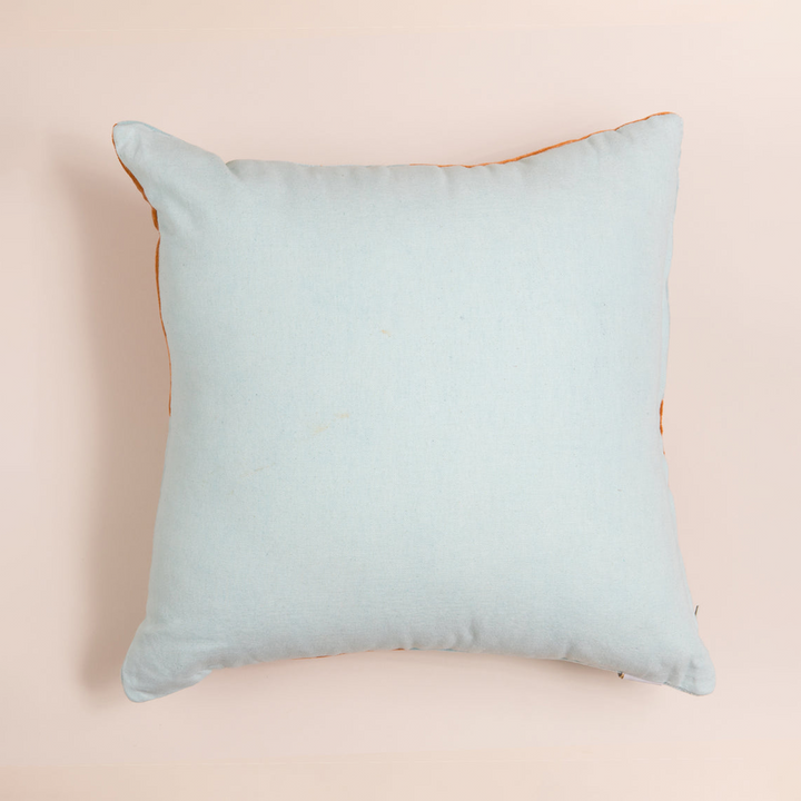 Carousel Cushion Cover - Rust/Aqua | Decor Accents
