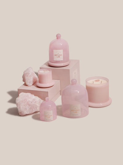 buy rose candle set