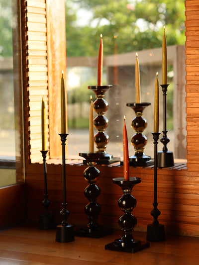 glass candle holder